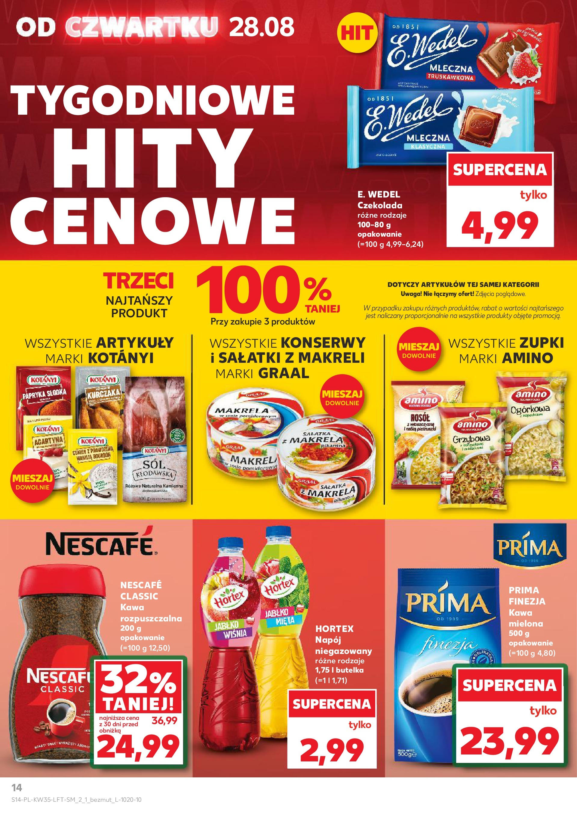 Kaufland gazetka (28.08.2025) - od jutra | Strona: 14 | Produkty: Bourbon, Papryka, Mięta, Kawa Kaufland gazetka od 28.08.2025 - od jutra PDF | Strona: 14 | Produkty: Bourbon, Papryka, Mięta, Kawa