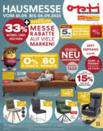 Opti-Wohnwelt Hausmesse - bis 06.09.2025