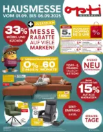 Opti-Wohnwelt Hausmesse - bis 06.09.2025