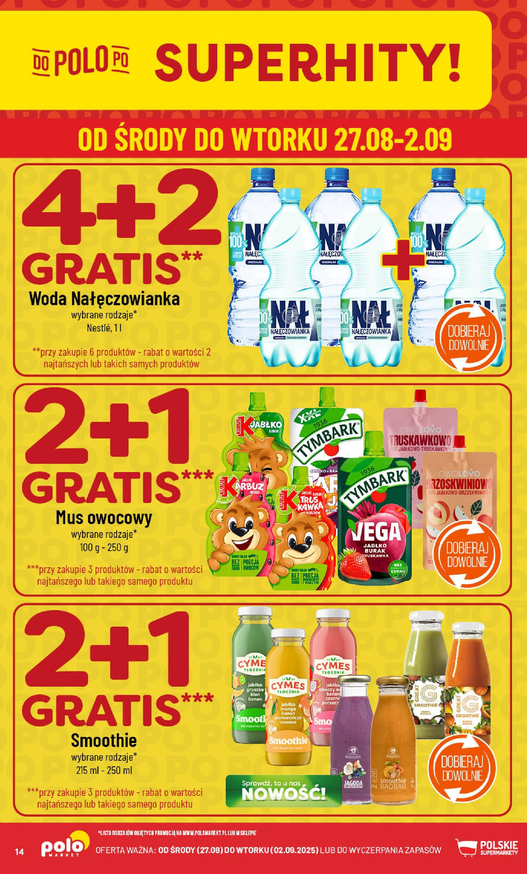 POLOmarket gazetka od jutra (27.08.2025) | Nowa PDF | Strona: 14 | Produkty: Mango, Arbuz, Ananas, Woda POLOmarket gazetka od jutra (27.08.2025) - Nowa PDF | Strona: 14 | Produkty: Mango, Arbuz, Ananas, Woda