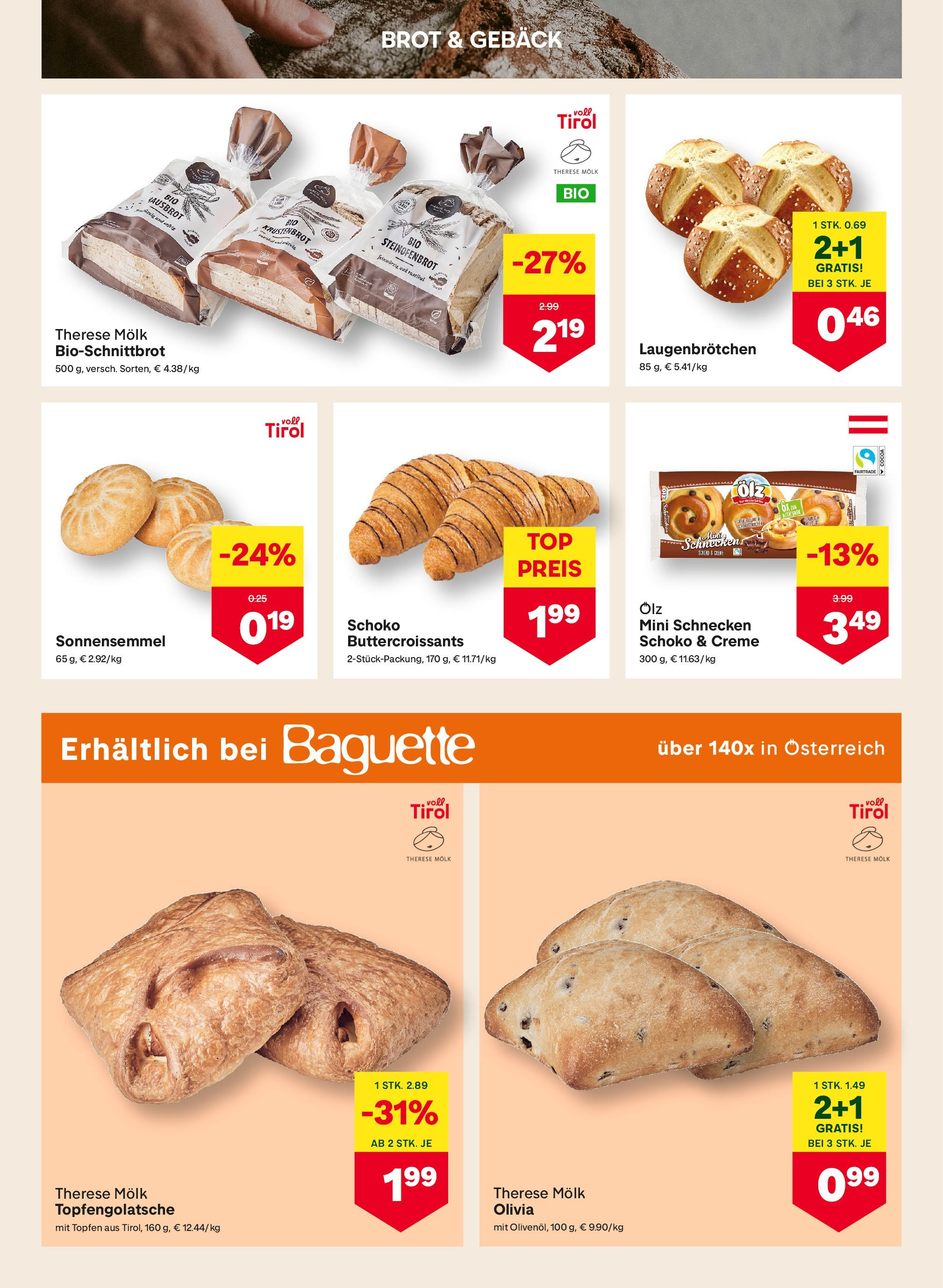 MPREIS Saalbach (04.09.2025) || Aktuelle Angebote | Seite: 4 | Produkte: Jääkaappipakastin, Creme, Brot MPREIS Saalbach von 04.09.2025 - Aktuelle Angebote | Seite: 4 | Produkte: Jääkaappipakastin, Creme, Brot