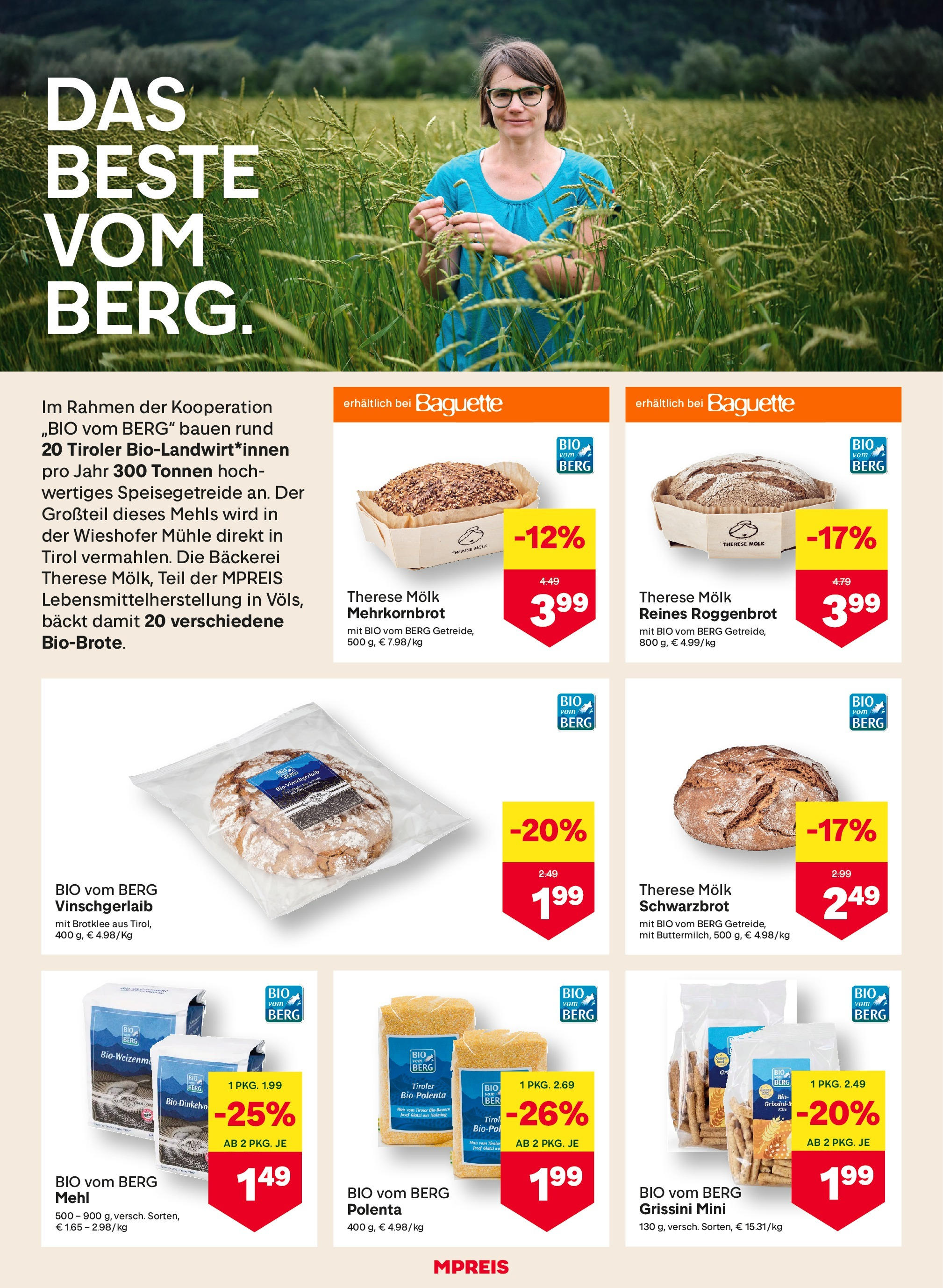 MPREIS Saalbach (04.09.2025) || Aktuelle Angebote | Seite: 8 | Produkte: Jääkaappipakastin, Mühle, Bäckerei MPREIS Saalbach von 04.09.2025 - Aktuelle Angebote | Seite: 8 | Produkte: Jääkaappipakastin, Mühle, Bäckerei