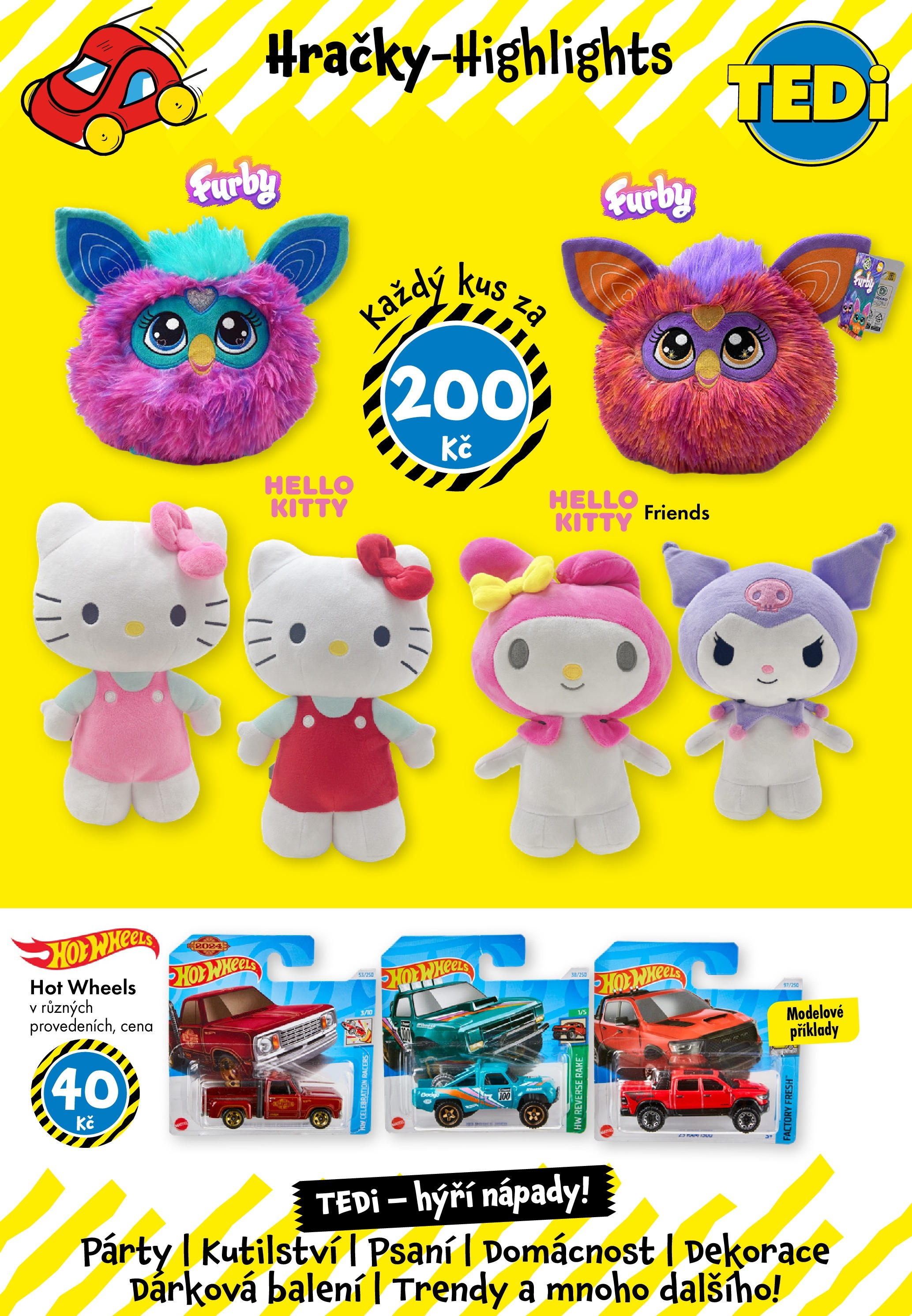 TEDi leták od 27.08.2025 - akční nabídka | Strana: 3 | Produkty: Hot Wheels, Dekorace TEDi leták od 27.08.2025 - akční nabídka | Strana: 3 | Produkty: Hot Wheels, Dekorace