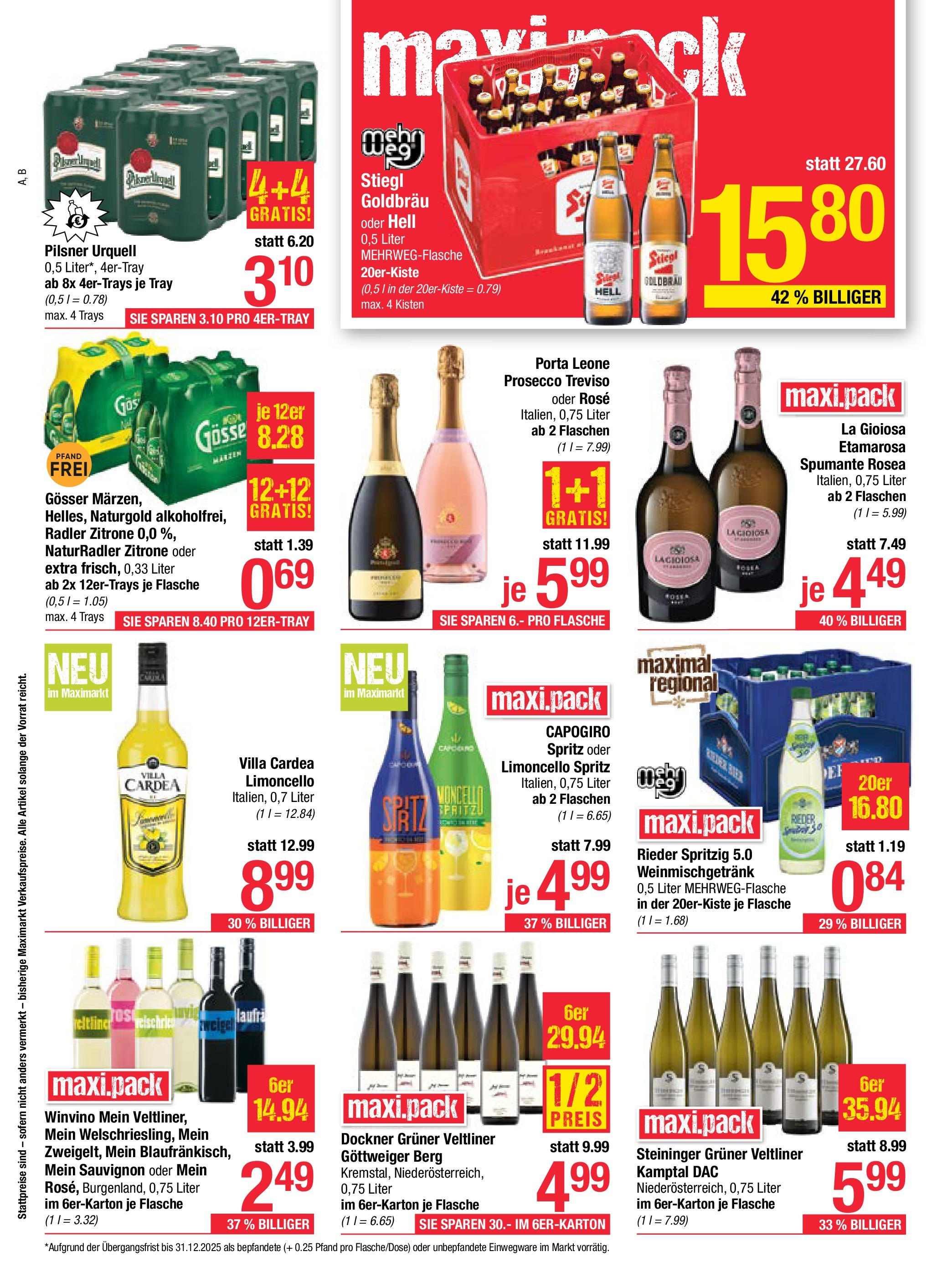Maximarkt Anif, Bruck an der Großglocknerstraße von 01.09.2025 - Aktuelle Angebote | Seite: 12 | Produkte: Zitrone
