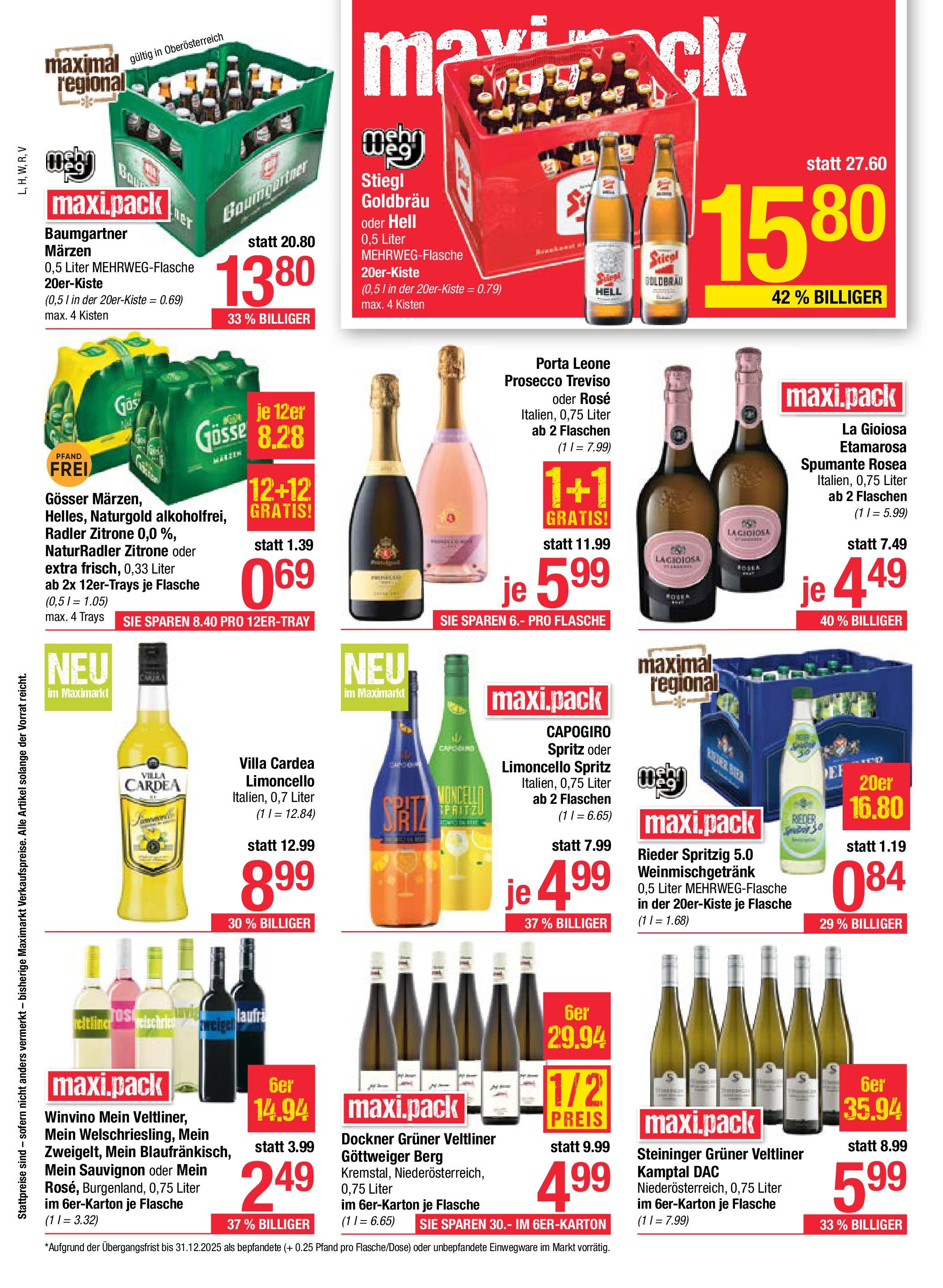 Maximarkt Ried (01.09.2025) || Aktuelle Angebote | Seite: 12 | Produkte: Zitrone Maximarkt Ried von 01.09.2025 - Aktuelle Angebote | Seite: 12 | Produkte: Zitrone