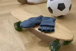 Strickfleece Klappfäustlinge