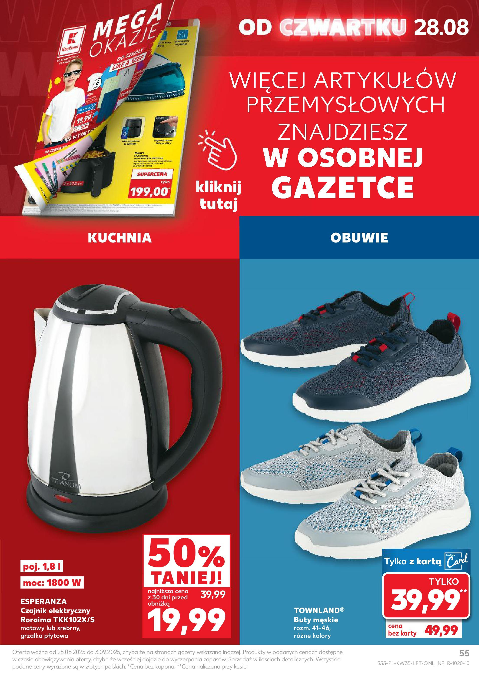 Kaufland gazetka (28.08.2025) - od jutra | Strona: 55 Kaufland gazetka od 28.08.2025 - od jutra PDF | Strona: 55