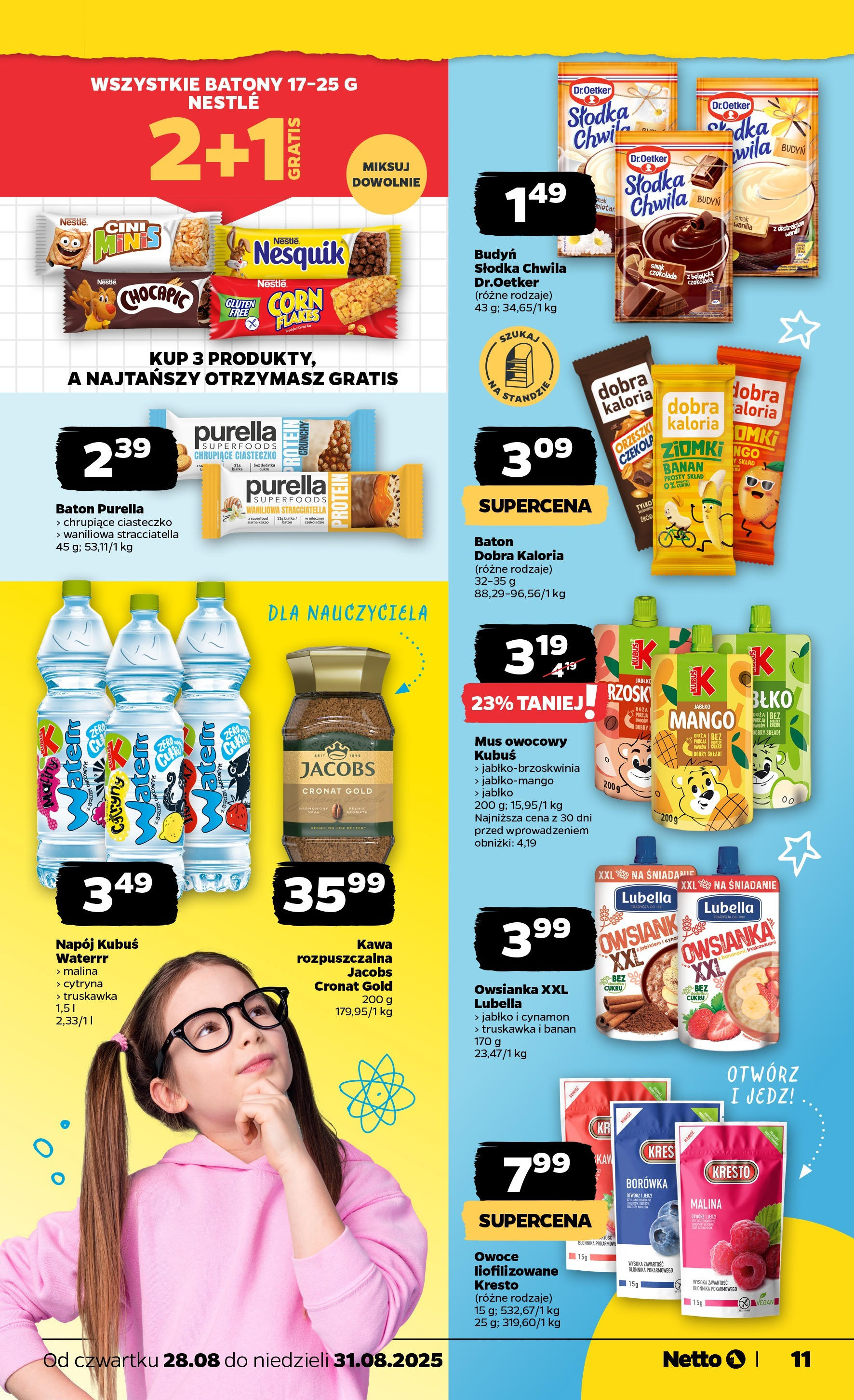 Netto gazetka - Spożywcza od 28.08.2025 | Promocje | Strona: 11 | Produkty: Mango, Malina, Kawa, Owoce Netto gazetka - Spożywcza od 28.08.2025 - Aktualne promocje | Strona: 11 | Produkty: Mango, Malina, Kawa, Owoce