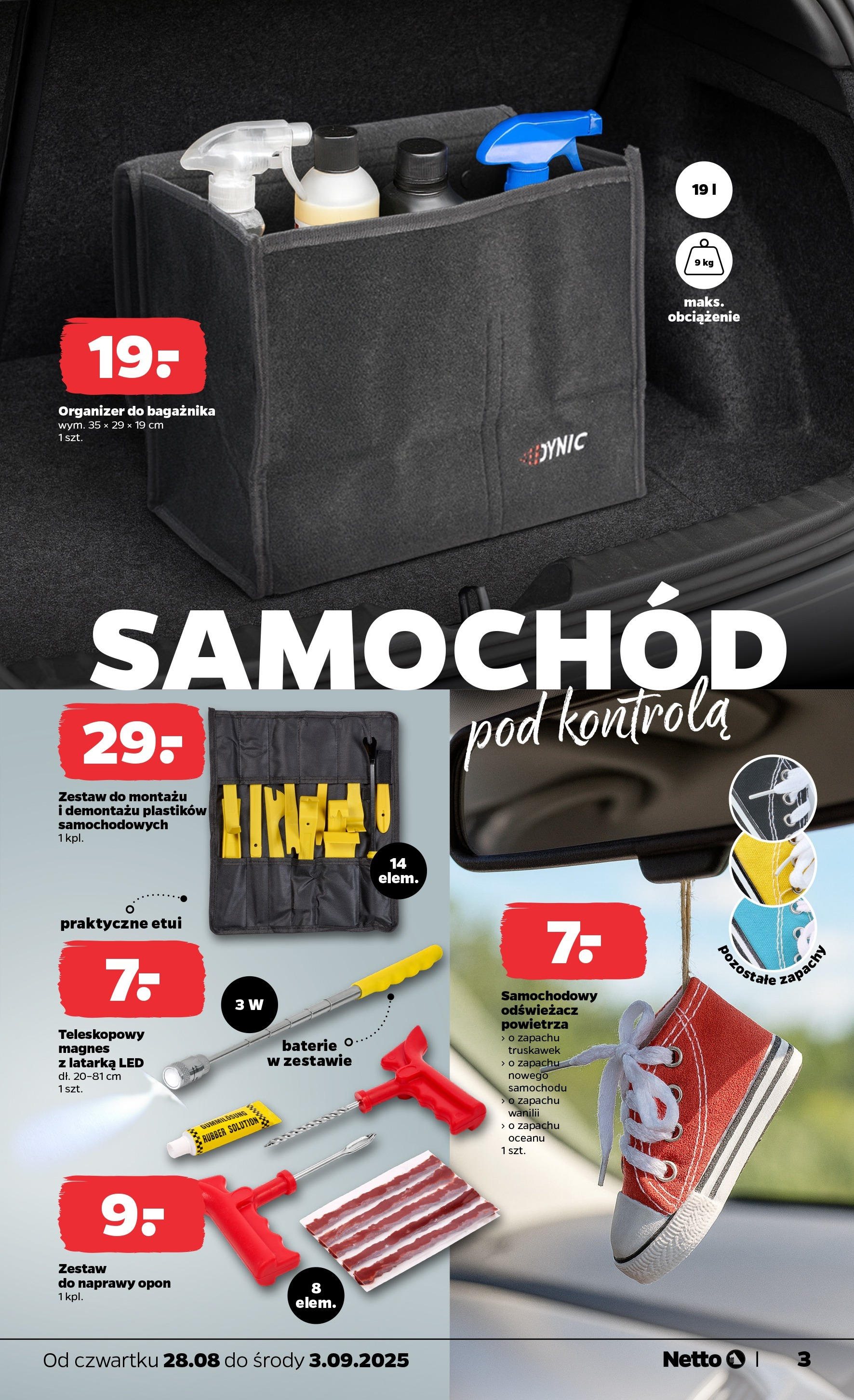 Netto gazetka - Spożywcza od 28.08.2025 | Promocje | Strona: 27 | Produkty: Odświeżacz, Baterie Netto gazetka - Spożywcza od 28.08.2025 - Aktualne promocje | Strona: 27 | Produkty: Odświeżacz, Baterie