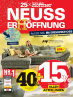 Höffner Höffner: Möbelangebote - bis 09.09.2025