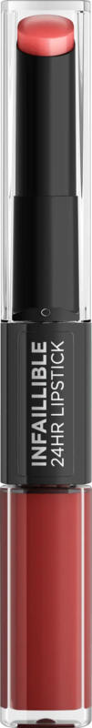 L'ORÉAL PARiS Lippenstift Infaillible 2-Step 435 Fearless Corail