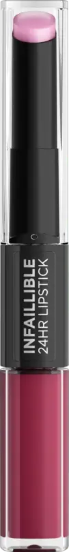 L'ORÉAL PARiS Lippenstift Infaillible 2-Step 216 Relentless Rose