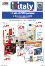 D'Italy La via del risparmio - al 07.09.2025
