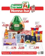 Nonna Isa Promozione dal 26 agosto al 7 settembre - al 07.09.2025