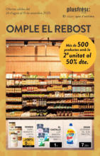 Plusfresc Omple El Rebost - hasta el 15.09.2025