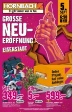 Hornbach Hornbach: Große Neueröffnung Eisenstadt - bis 05.09.2025