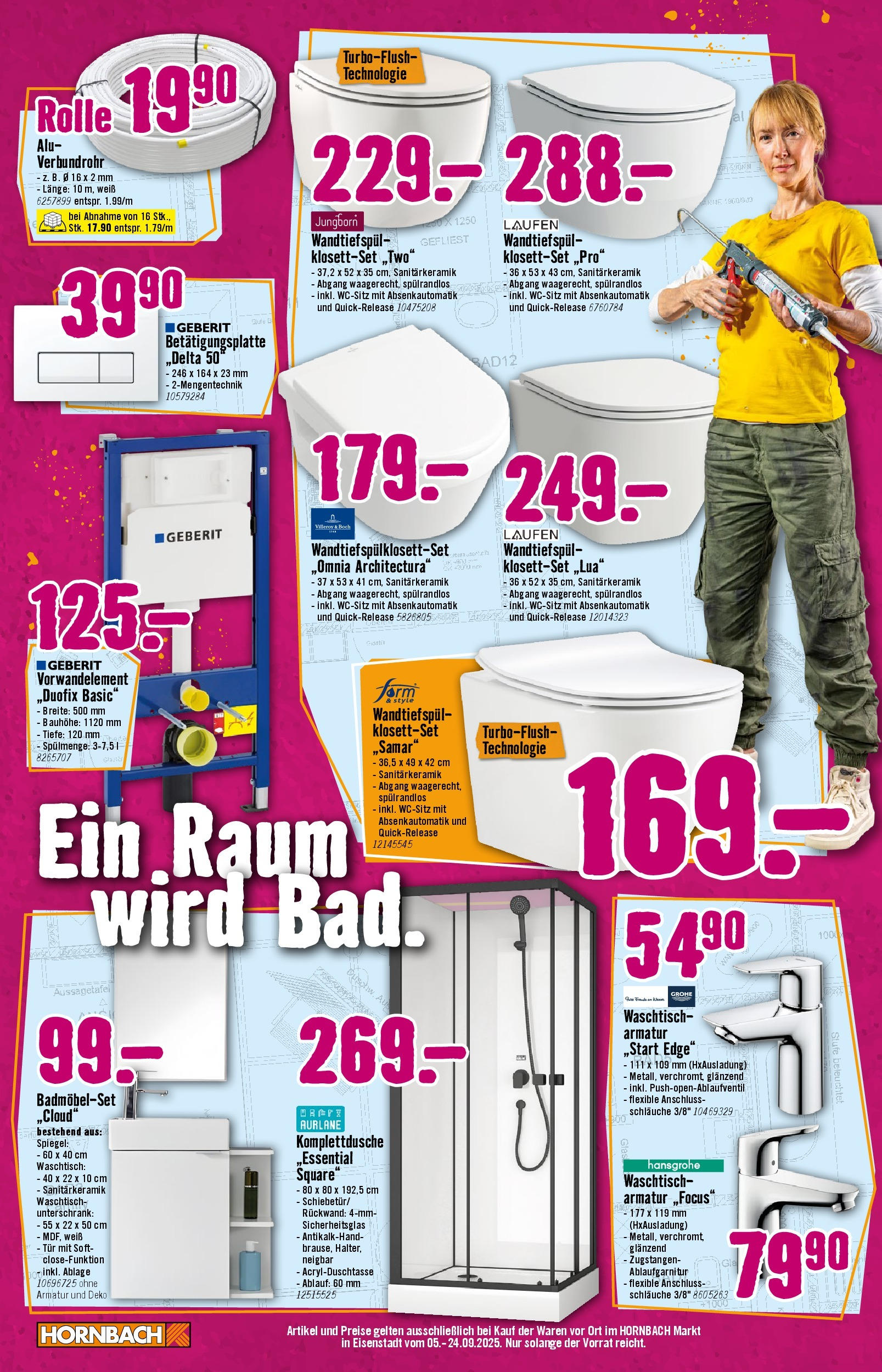 Hornbach Flugblatt (05.09.2025) || Aktuelle Angebote | Seite: 6 | Produkte: Spiegel Hornbach Flugblatt von 05.09.2025 - Aktuelle Angebote | Seite: 6 | Produkte: Spiegel