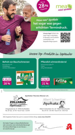 Entdecke - mea Apotheke: Top Angebote im September! ab 31.08.2025 gültig