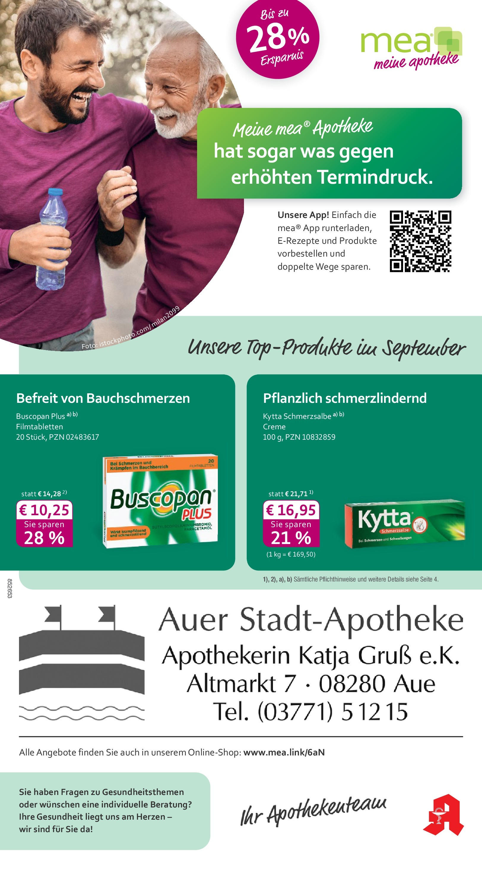 Entdecke - mea Apotheke: Top Angebote im September! (ab 31.08.2025) zum Blättern | Seite: 1 | Produkte: Creme