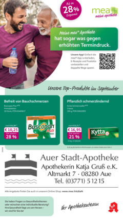 Entdecke - mea Apotheke: Top Angebote im September! ab 31.08.2025 gültig