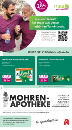 Entdecke - mea Apotheke: Top Angebote im September! ab 31.08.2025 gültig
