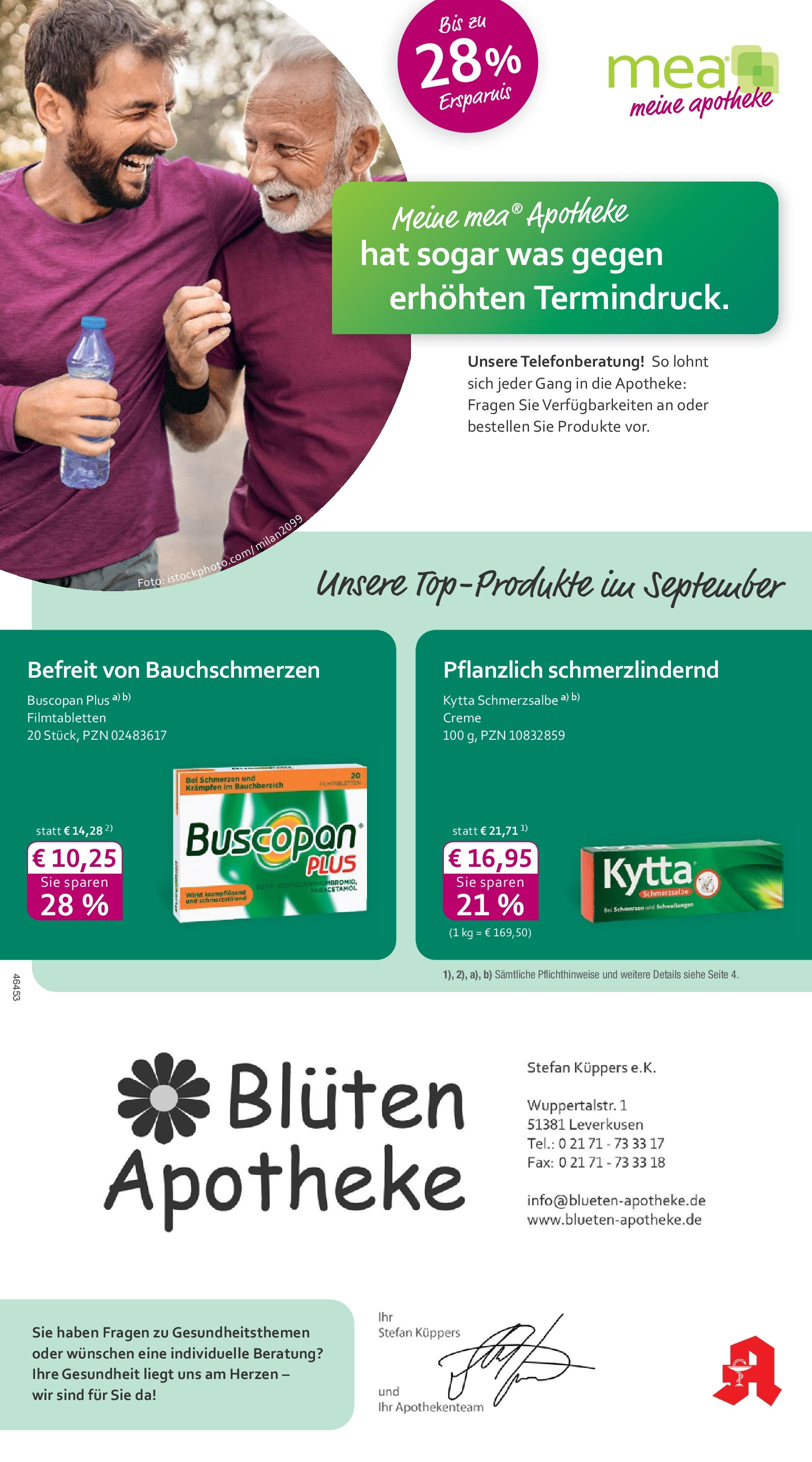 Entdecke - mea Apotheke: Top Angebote im September! (ab 31.08.2025) zum Blättern | Seite: 1 | Produkte: Creme