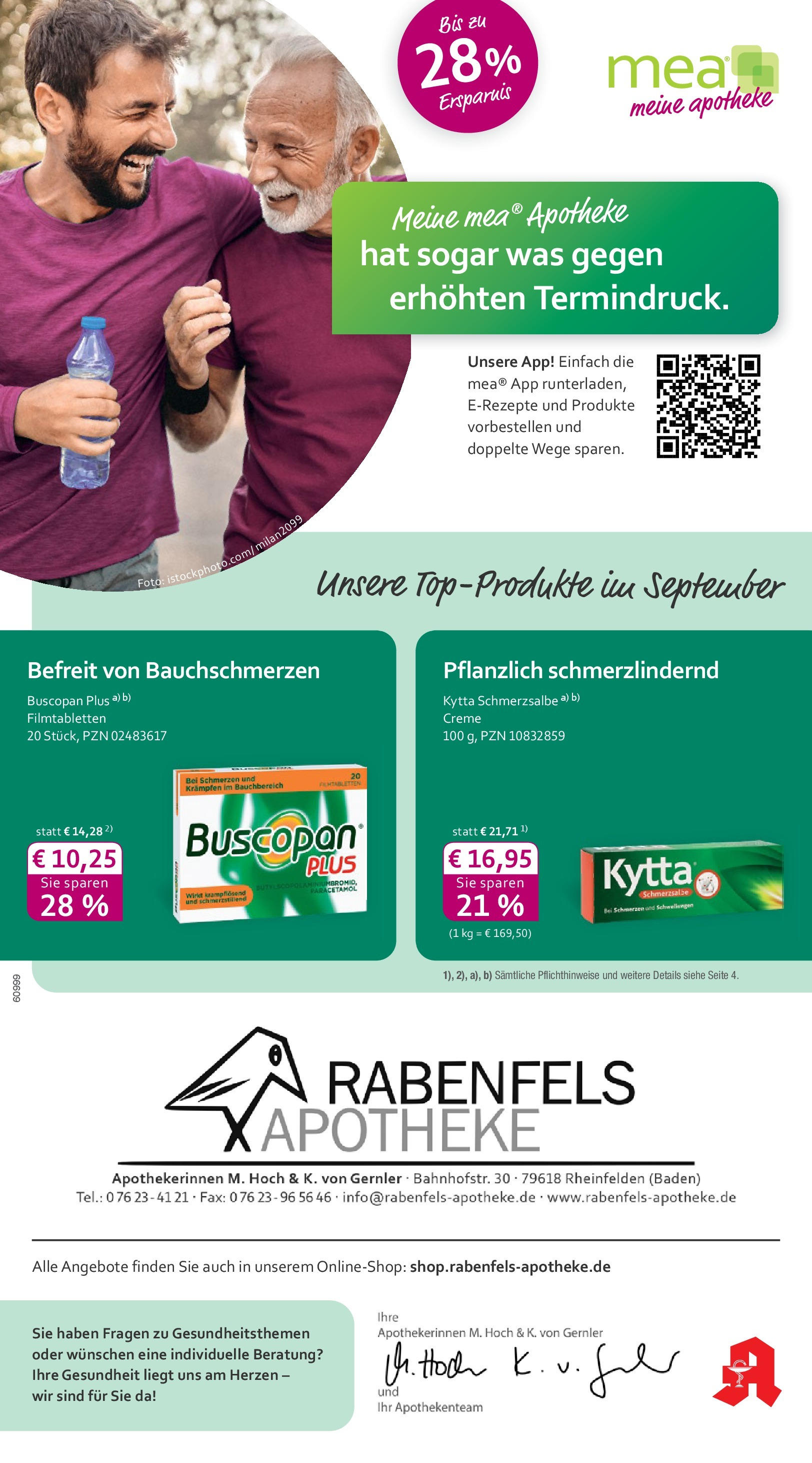 Entdecke - mea Apotheke: Top Angebote im September! (ab 31.08.2025) zum Blättern | Seite: 1 | Produkte: Creme