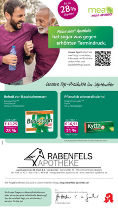 Entdecke - mea Apotheke: Top Angebote im September! ab 31.08.2025 gültig
