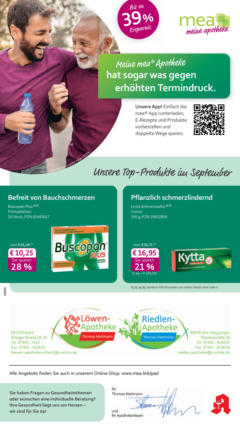 Entdecke - mea Apotheke: Top Angebote im September! ab 31.08.2025 gültig