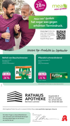 Entdecke - mea Apotheke: Top Angebote im September! ab 31.08.2025 gültig