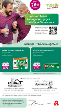Entdecke - mea Apotheke: Top Angebote im September! ab 31.08.2025 gültig