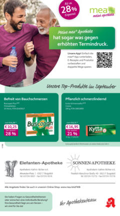 Entdecke - mea Apotheke: Top Angebote im September! ab 31.08.2025 gültig