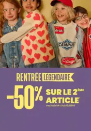 OFFRE RENTREE -50%* sur le 2ème article