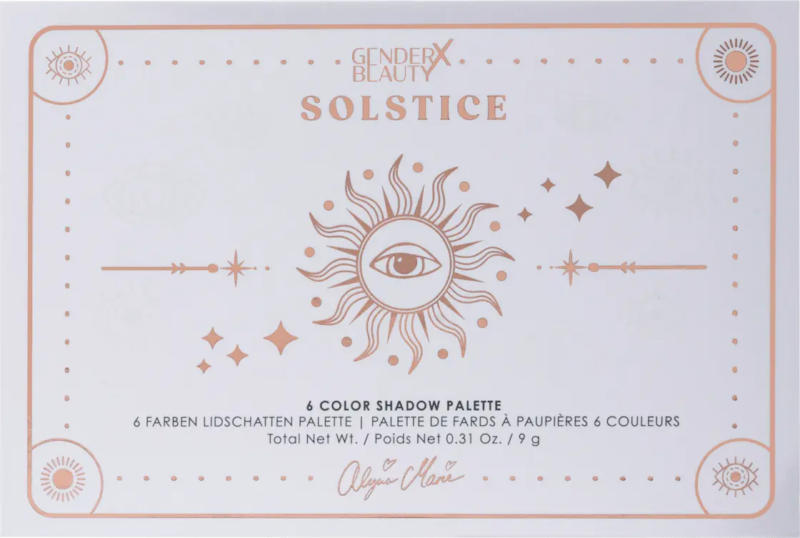 Gender X Beauty Lidschatten Palette Solstice by Alycia Marie