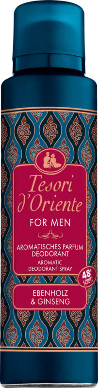 Tesori d'Oriente Deospray Men Ebenholz & Ginseng