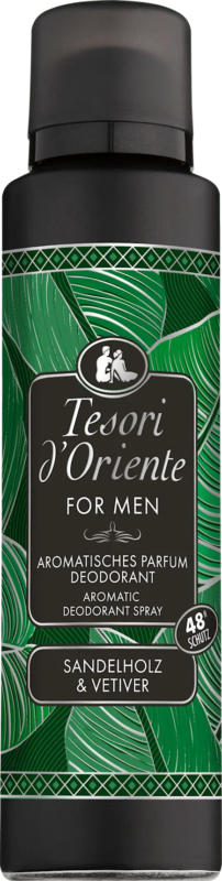 Tesori d'Oriente Deospray Men Sandelholz & Vetiver