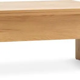 JYSK Măsuță cafea VARDE 80/160 blat pliabil stejar cald