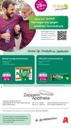 Entdecke - mea Apotheke: Top Angebote im September! ab 31.08.2025 gültig
