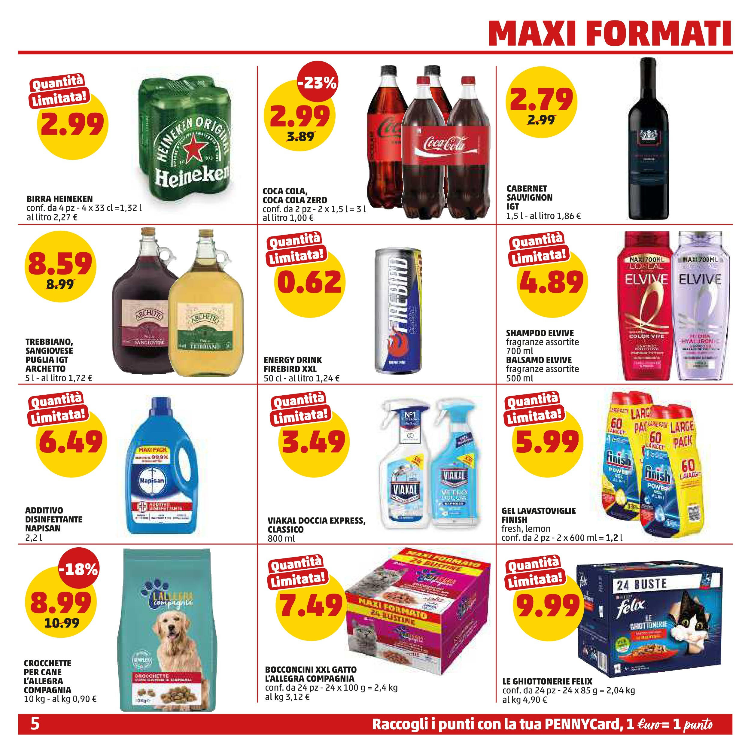Volantino PENNY dal 27/08/2025 anteprima > (PENNY - Maxi formato) | Pagina: 5 | Prodotti: Crocchette, Lavastoviglie, The, Heineken Volantino PENNY dal 27/08/2025 anteprima > (PENNY - Maxi formato) | Pagina: 5 | Prodotti: Crocchette, Lavastoviglie, The, Heineken