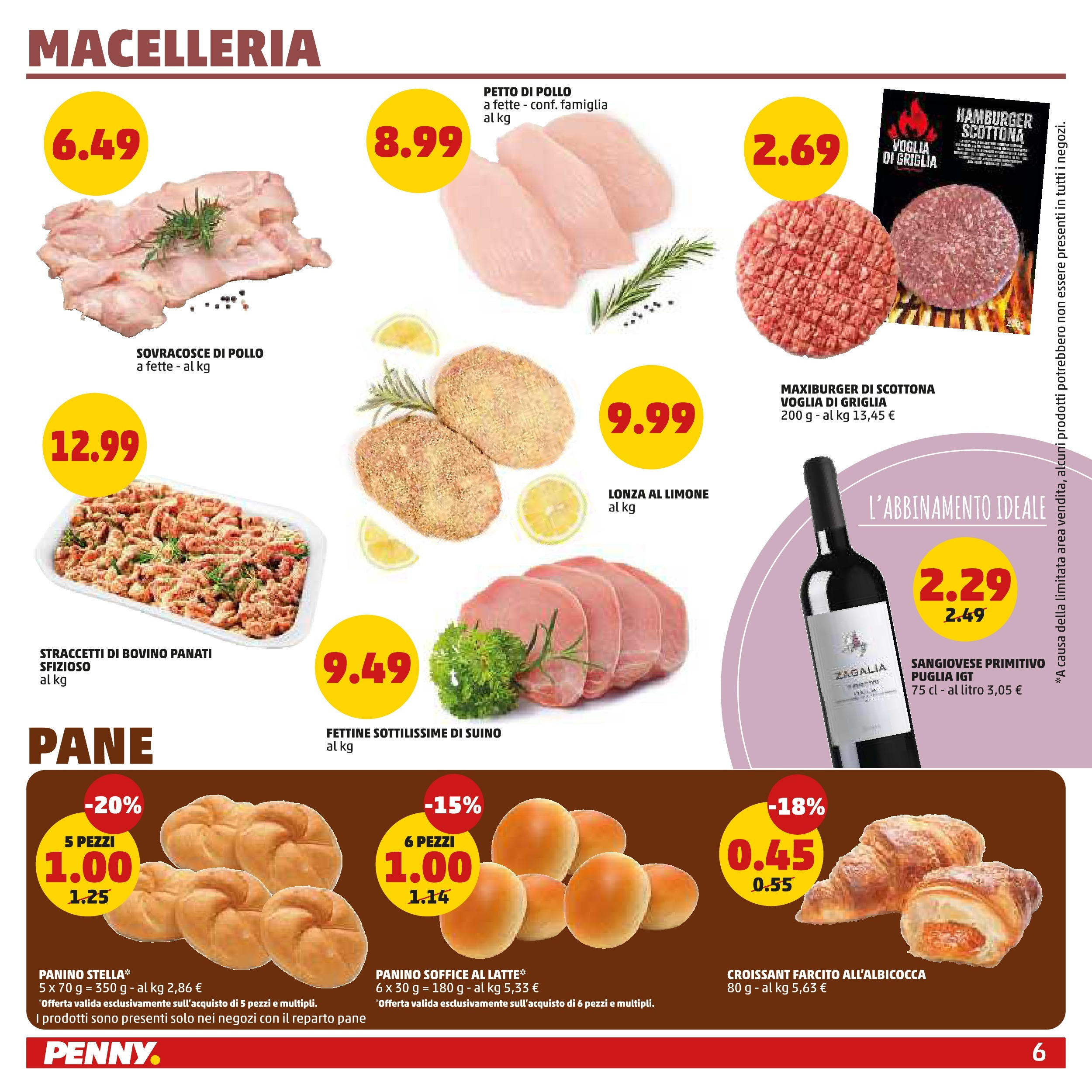 Volantino PENNY dal 27/08/2025 anteprima > (PENNY - Maxi formato) | Pagina: 6 | Prodotti: Bovino, Suino, Croissant, Griglia Volantino PENNY dal 27/08/2025 anteprima > (PENNY - Maxi formato) | Pagina: 6 | Prodotti: Bovino, Suino, Croissant, Griglia