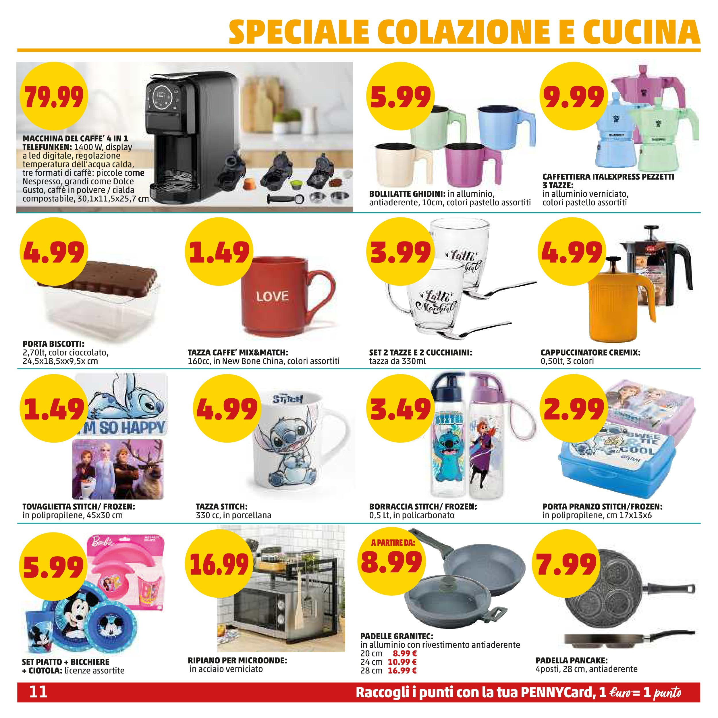 Volantino PENNY dal 27/08/2025 anteprima > (PENNY - Maxi formato) | Pagina: 11 | Prodotti: Microonde, Caffè, Biscotti, Piatto Volantino PENNY dal 27/08/2025 anteprima > (PENNY - Maxi formato) | Pagina: 11 | Prodotti: Microonde, Caffè, Biscotti, Piatto