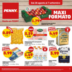 Anteprima del volantino PENNY - Maxi formato valido a partire dal 27.08.2025
