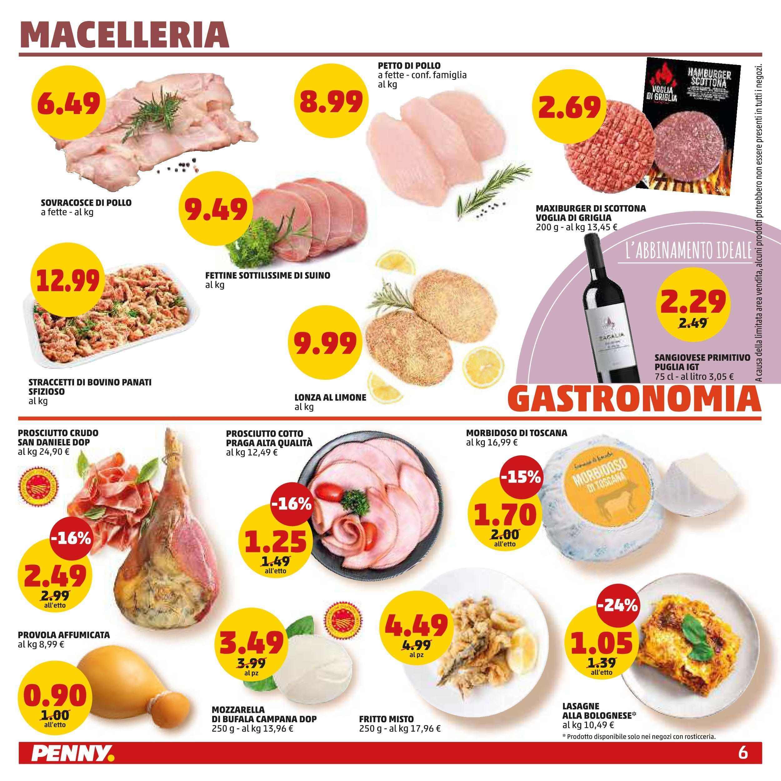Volantino PENNY dal 27/08/2025 anteprima > (PENNY - Maxi formato) | Pagina: 6 | Prodotti: Petto di Pollo, Pollo, Prosciutto, Hamburger Volantino PENNY dal 27/08/2025 anteprima > (PENNY - Maxi formato) | Pagina: 6 | Prodotti: Petto di Pollo, Pollo, Prosciutto, Hamburger