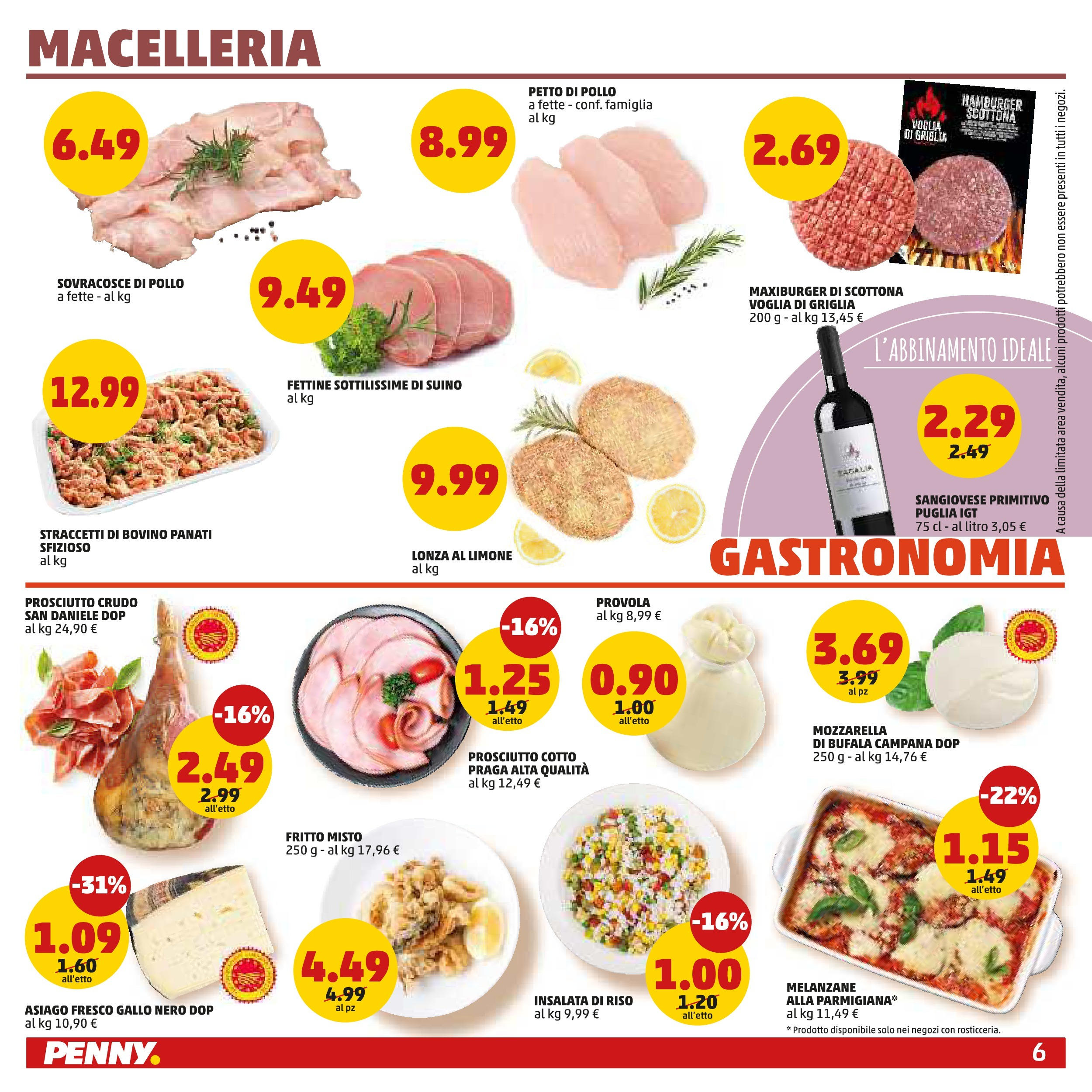 Volantino PENNY dal 27/08/2025 anteprima > (PENNY - Maxi formato) | Pagina: 6 | Prodotti: Bovino, Prosciutto Crudo, Riso, Hamburger Volantino PENNY dal 27/08/2025 anteprima > (PENNY - Maxi formato) | Pagina: 6 | Prodotti: Bovino, Prosciutto Crudo, Riso, Hamburger