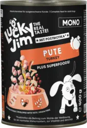 Lucky Jim Nassfutter Hund mit Pute & Superfoods