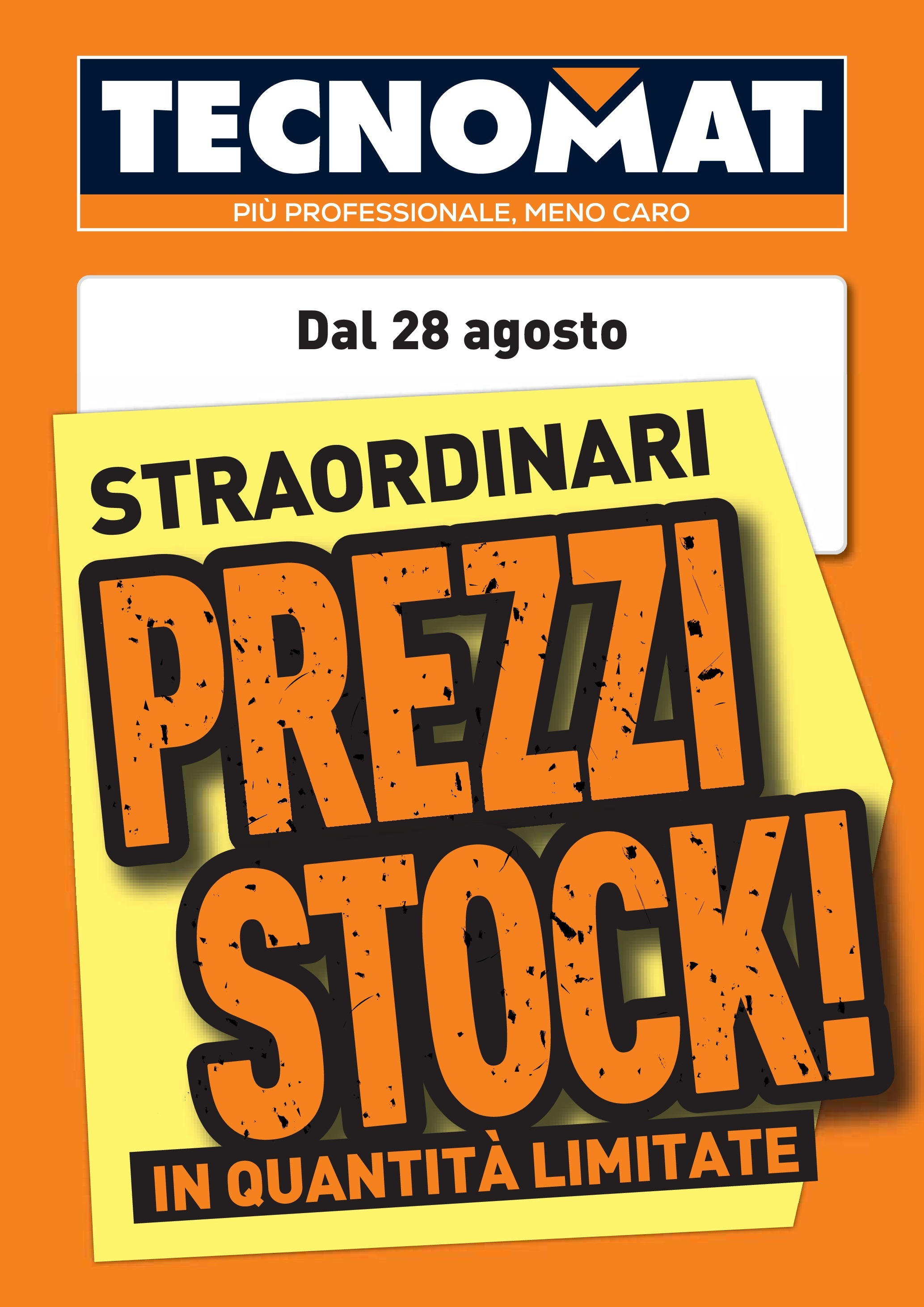 Volantino TECNOMAT valido da 27/08/2025 numero di pagina 1 Anteprima dell'opuscolo Online catalogo Tecnomat dal negozio TECNOMAT valido da 27/08/2025