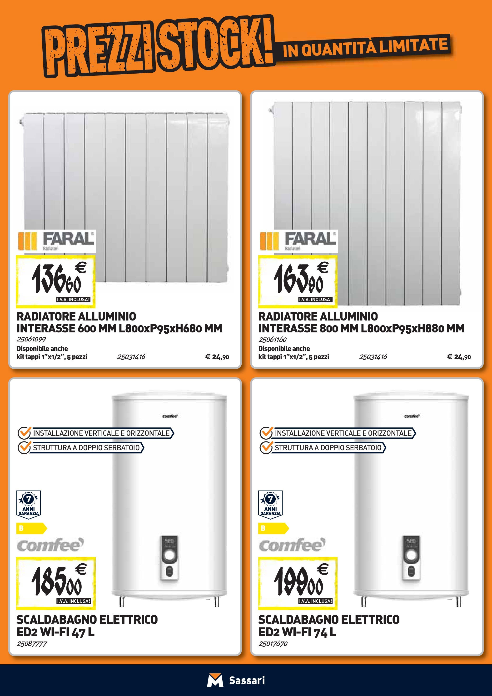 TECNOMAT - Straordinari prezzi stock! dal 27/08/2025 anteprima > nuovo offerte!β³ | Pagina: 7 | Prodotti: Scaldabagno, Alluminio Nuovo TECNOMAT - Straordinari prezzi stock! dal 27/08/2025 > offerte anteprima ποΈ | Pagina: 7 | Prodotti: Scaldabagno, Alluminio