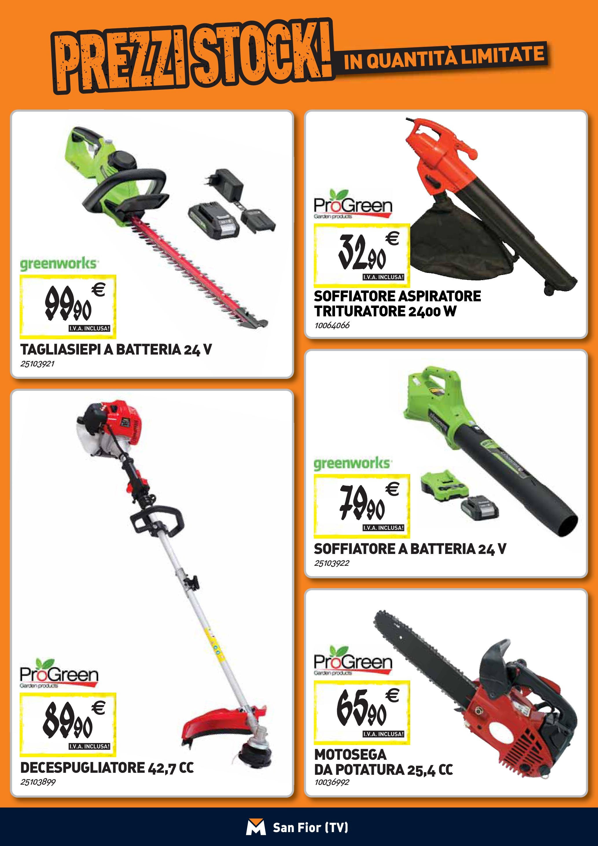 TECNOMAT - Straordinari prezzi stock! dal 27/08/2025 anteprima > nuovo offerte!β³ | Pagina: 18 | Prodotti: Tagliasiepi, TV, Trituratore, Batteria Nuovo TECNOMAT - Straordinari prezzi stock! dal 27/08/2025 > offerte anteprima ποΈ | Pagina: 18 | Prodotti: Tagliasiepi, TV, Trituratore, Batteria