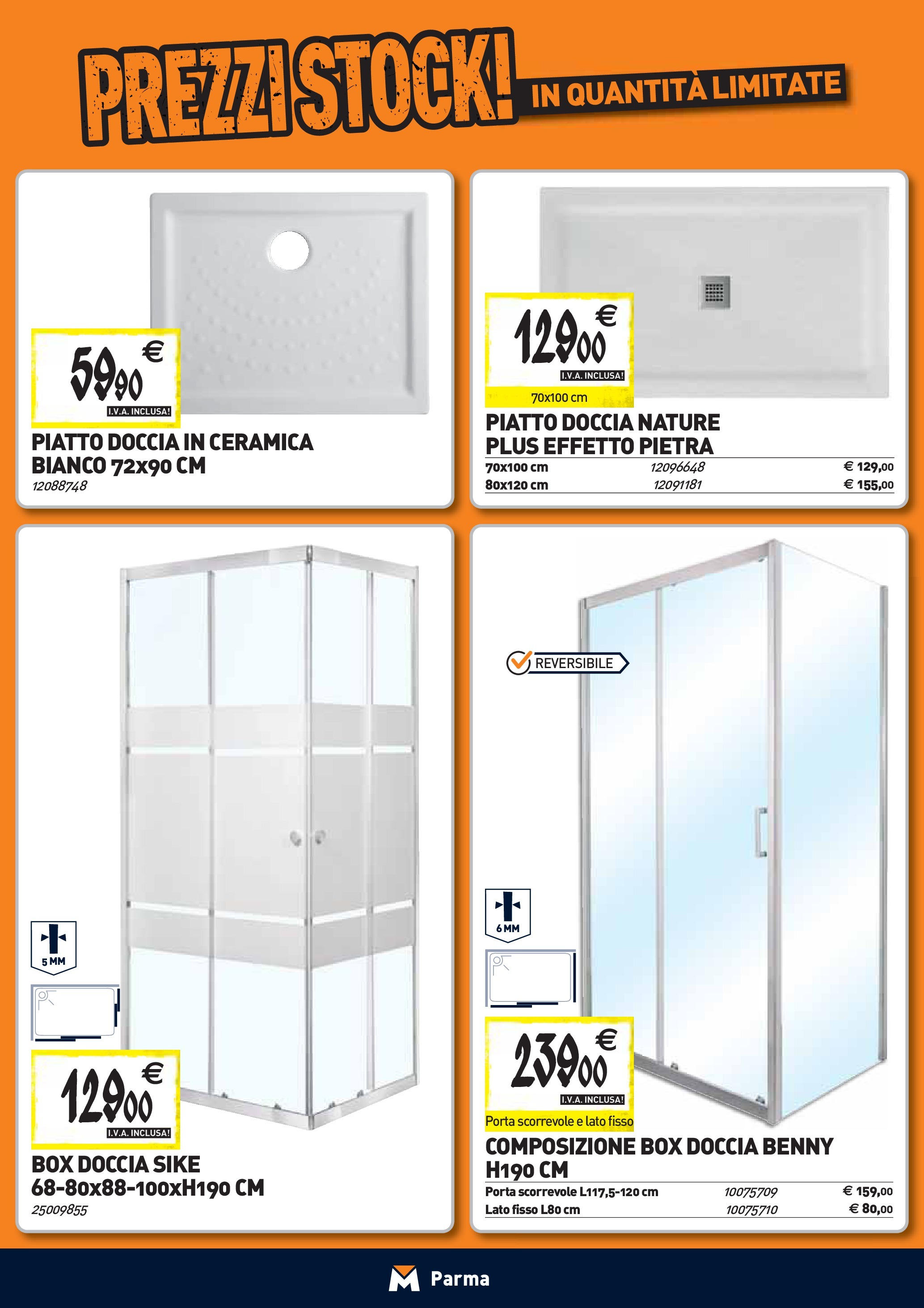 TECNOMAT Parma catalogo dal 27/08/2025 anteprima > nuovo offerte!β³ | Pagina: 2 | Prodotti: Box doccia, Piatto, Doccia Nuovo TECNOMAT Parma catalogo dal 27/08/2025 > offerte anteprima ποΈ | Pagina: 2 | Prodotti: Box doccia, Piatto, Doccia