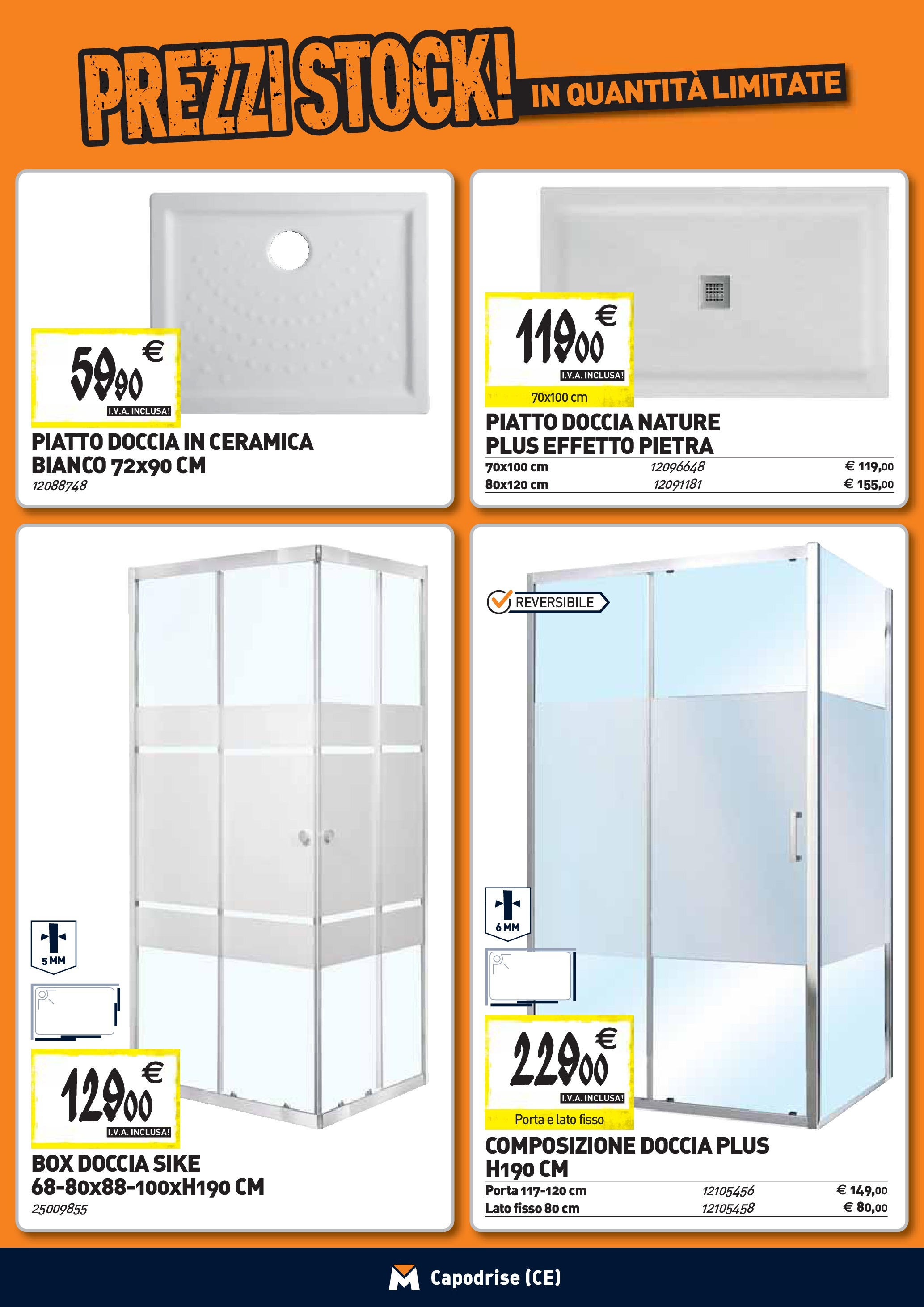 TECNOMAT - Straordinari prezzi stock! dal 27/08/2025 anteprima > nuovo offerte!β³ | Pagina: 2 | Prodotti: Box doccia, Piatto, Doccia Nuovo TECNOMAT - Straordinari prezzi stock! dal 27/08/2025 > offerte anteprima ποΈ | Pagina: 2 | Prodotti: Box doccia, Piatto, Doccia